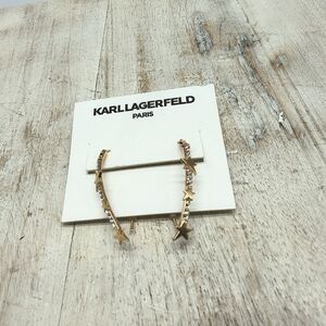 Karl Lagerfeld Paris Gold-tone Star Earrings